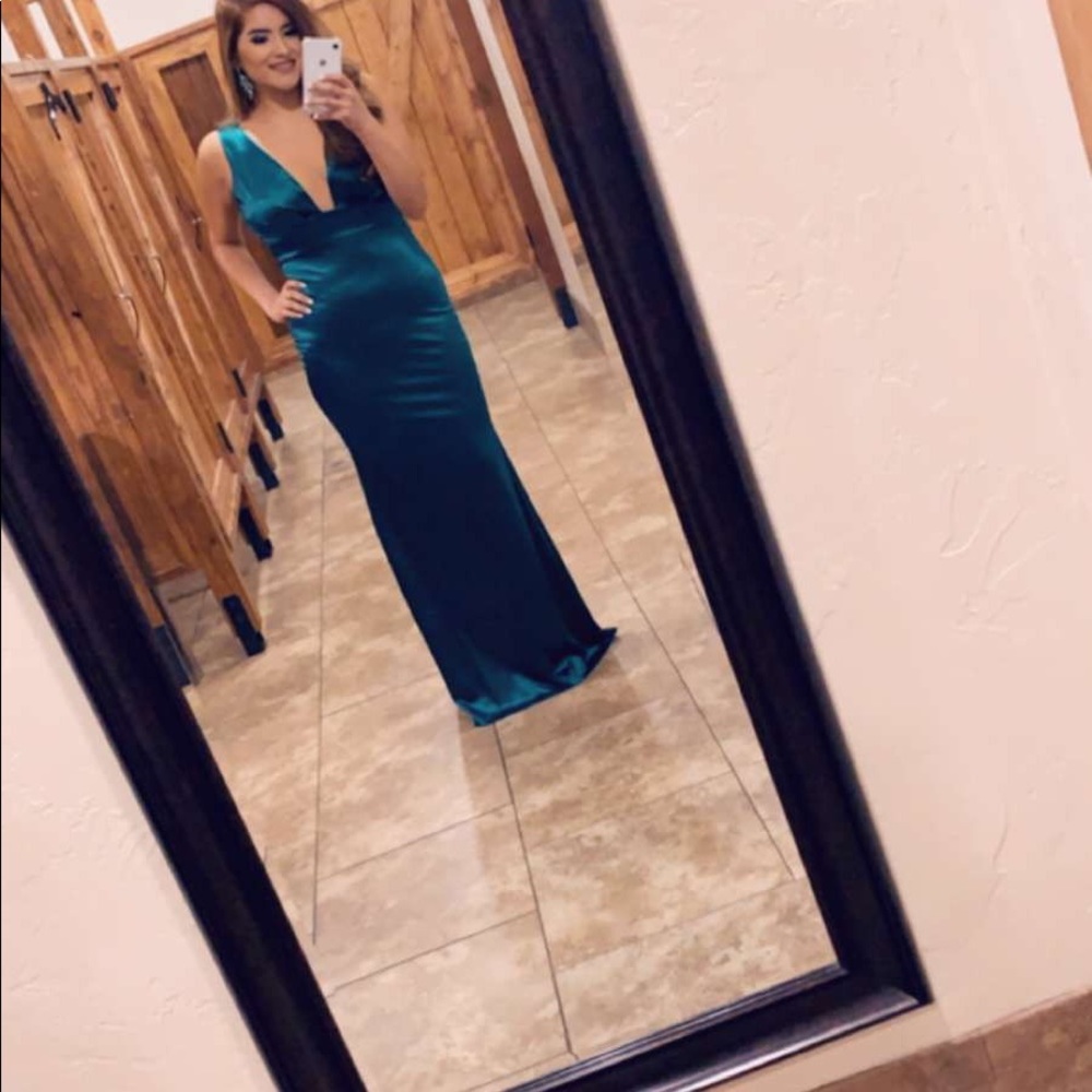 Dark Green Gown